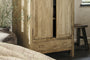 Vivan Grooved Wardrobe - Natural