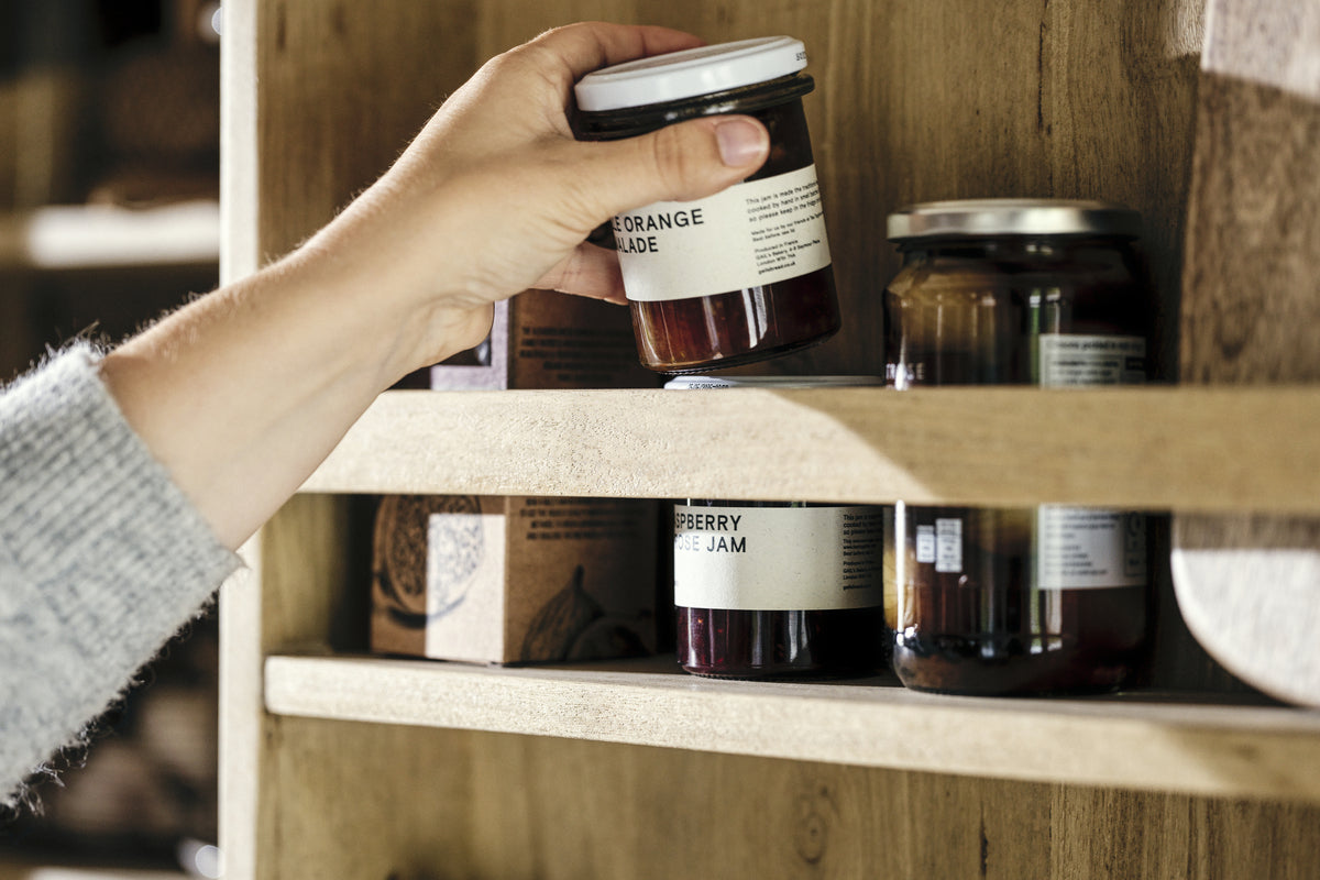 Vivan Grooved Pantry Cupboard - Natural