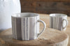 Patthar Mug - Cream & Grey