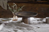 Eisha Wooden Cake Stand - Brown