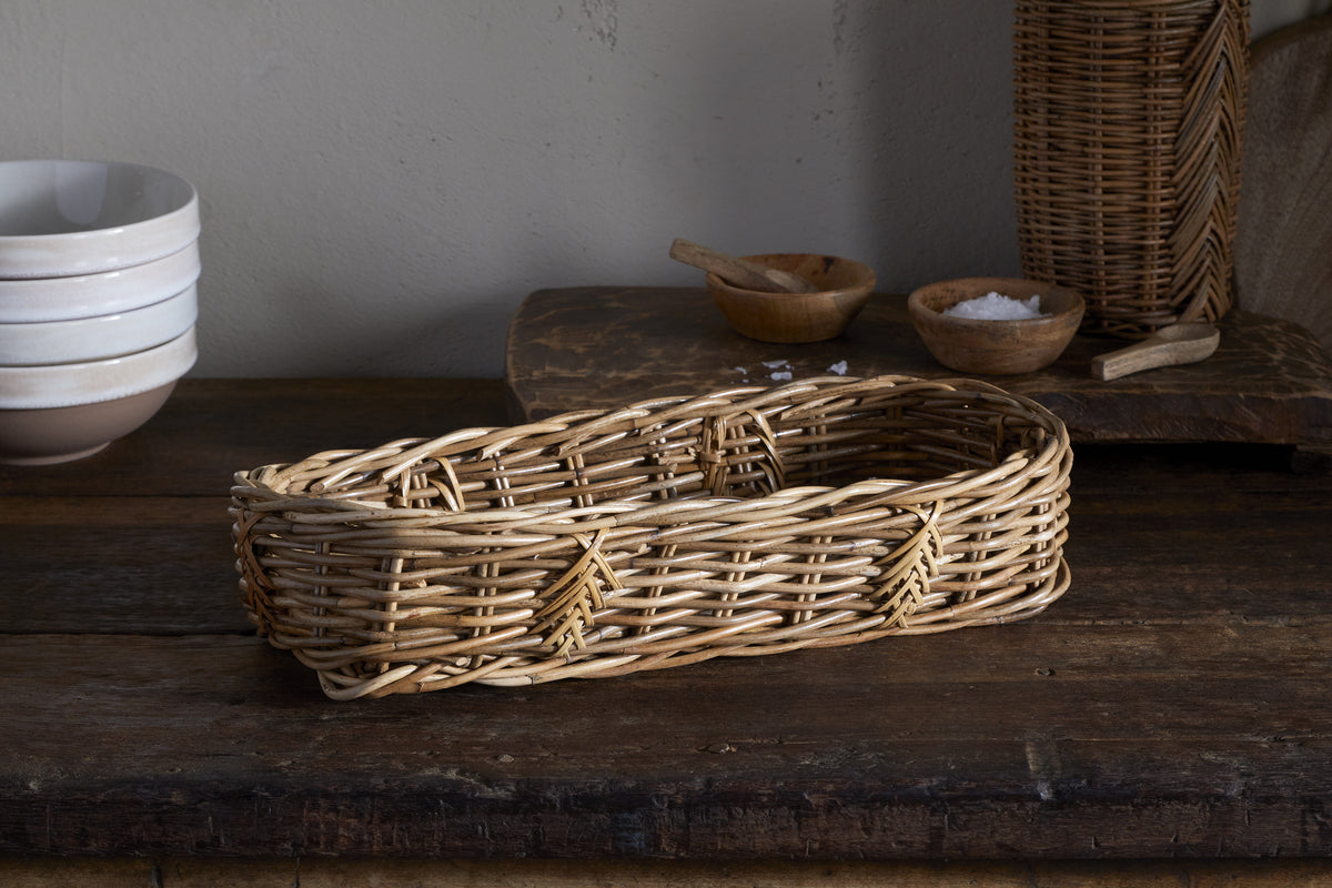 Bersama Rattan Bread Basket - Natural