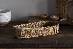 Bersama Rattan Bread Basket - Natural