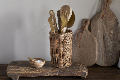 Bersama Rattan Utensil Holder - Natural