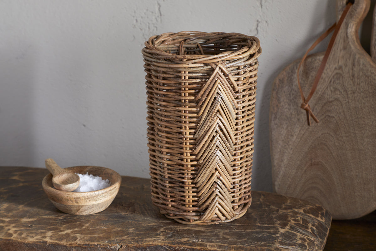 Bersama Rattan Utensil Holder - Natural