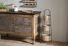 Montali Iron & Rattan Three-Tiered Storage Stand - Natural