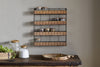 Montali Iron & Rattan Spice Rack - Natural