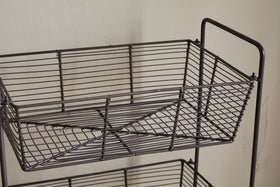 Inkollu Three Tier Storage Stand - Antiqued Brass