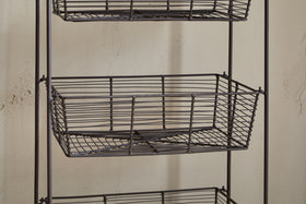 Inkollu Three Tier Storage Stand - Antiqued Brass