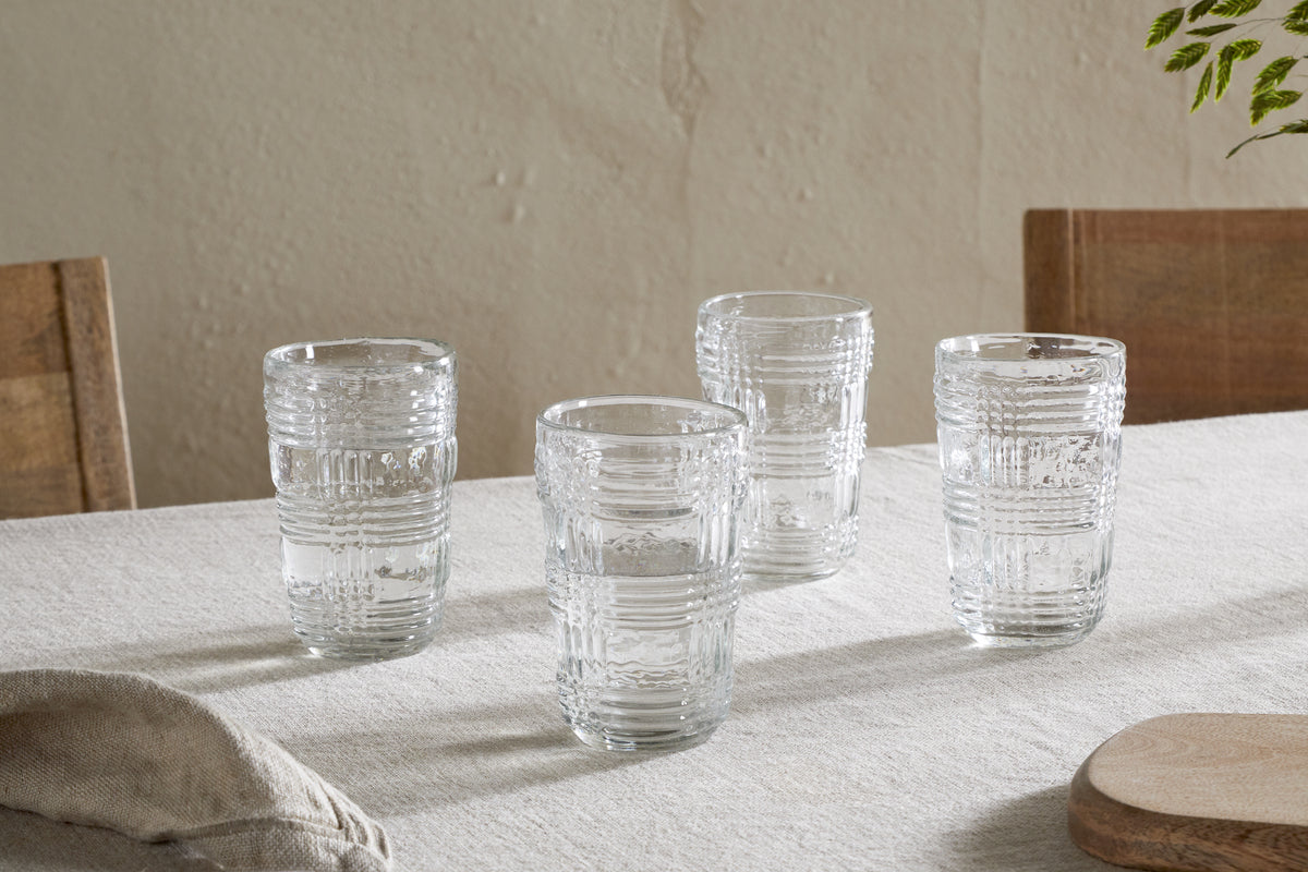 Kaanch Highball - Clear - (Set of 4)