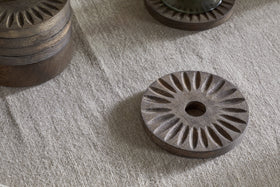 Eisha Mango Wood Coasters - Dark Brown - (Set of 6)