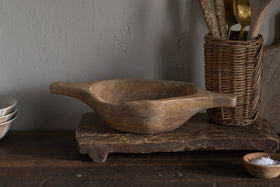 Naashta Handled Serving Bowl - Natural