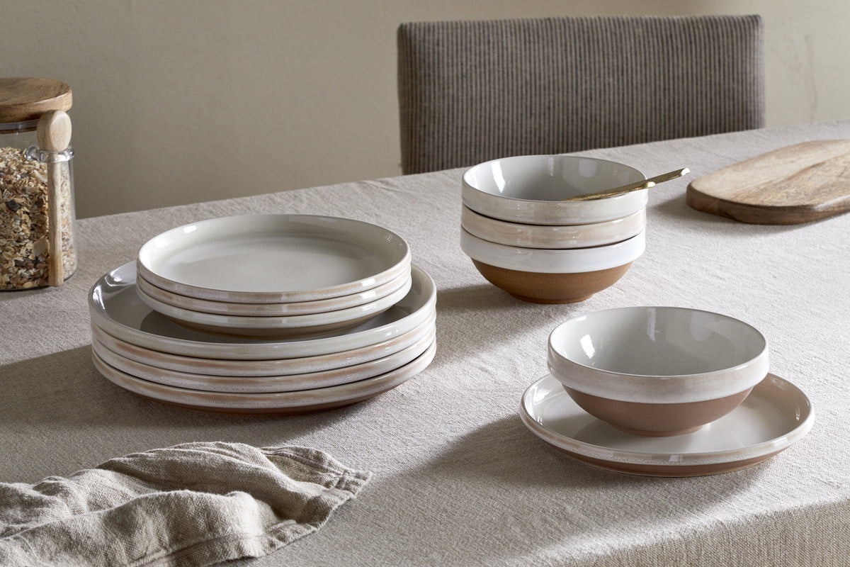 Edo Dinnerware Set - Terracotta - (Set of 12)