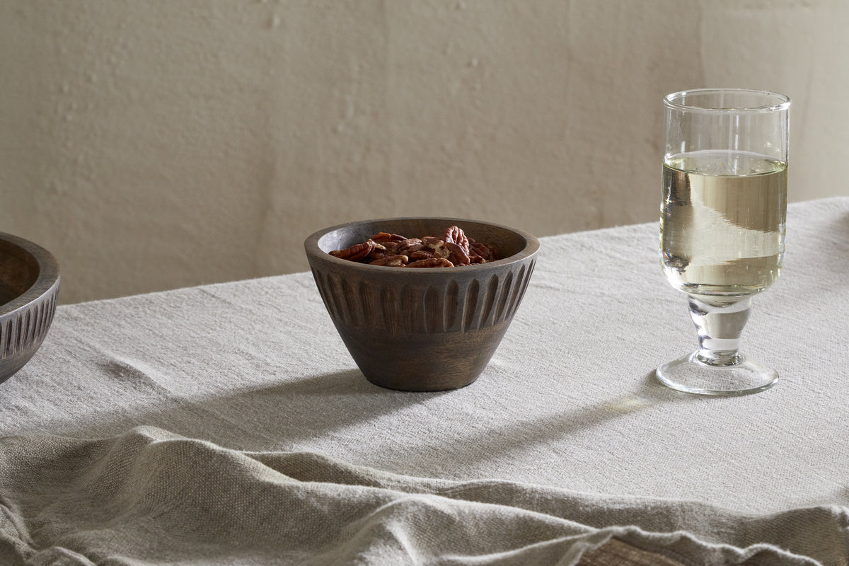 Eisha Serving Bowl - Brown