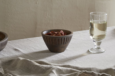 Eisha Serving Bowl - Brown