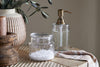 Ilcoso Hammered Glass Storage Pot - Clear