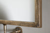 Visala Swivel Wall Mirror - Antique Brass