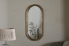 Mbwa Oval Mirror - Antique Brass