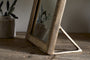 Baja Standing Mirror - Antique Brass