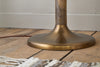 Kera Wood & Metal Floor Lamp - Antique Brass & Natural
