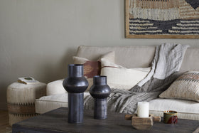 Endo Reclaimed Iron Vase - Aged Black