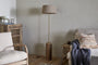 Agua Grooved Floor Lamp - Natural