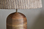 Agua Grooved Table Lamp - Natural