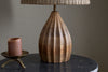 Awaa Mango Wood Bedside Table Lamp - Natural
