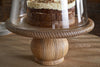 Vivan Glass Cake Stand & Dome - Natural