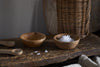 Daruka Salt & Pepper Dipping Bowls with Spoons - Natural