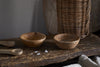 Daruka Salt & Pepper Dipping Bowls with Spoons - Natural