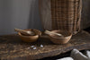 Daruka Salt & Pepper Dipping Bowls with Spoons - Natural