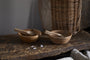 Daruka Salt & Pepper Dipping Bowls with Spoons - Natural