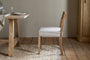 Nidhi Linen Upholstered Dining Chair - Natural