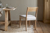 Nidhi Linen Upholstered Dining Chair - Natural
