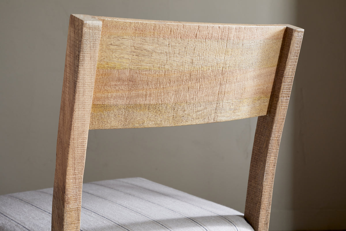 Nidhi Linen Upholstered Dining Chair - Natural