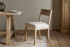 Zoha Cotton & Jute Upholstered Dining Chair - Natural