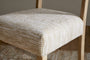 Zoha Cotton & Jute Upholstered Dining Chair - Natural