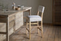 Nidhi Linen Upholstered Counter Chair - Natural