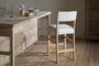 Nidhi Linen Upholstered Counter Chair - Natural