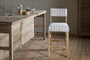 Nidhi Linen Upholstered Counter Chair - Natural