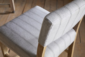 Nidhi Linen Upholstered Counter Chair - Natural