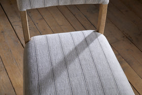 Nidhi Linen Upholstered Counter Chair - Natural