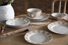 Patthar Dinnerware Set - Cream & Clay