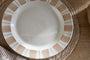 Patthar Dinner Plate - Cream & Clay