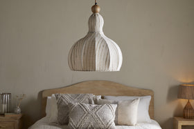 Kela Fabric Pendant - Off White