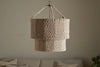 Thimba Woven Jute Chandelier - Natural