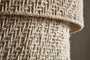 Thimba Woven Jute Chandelier - Natural