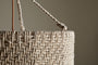 Thimba Woven Jute Chandelier - Natural