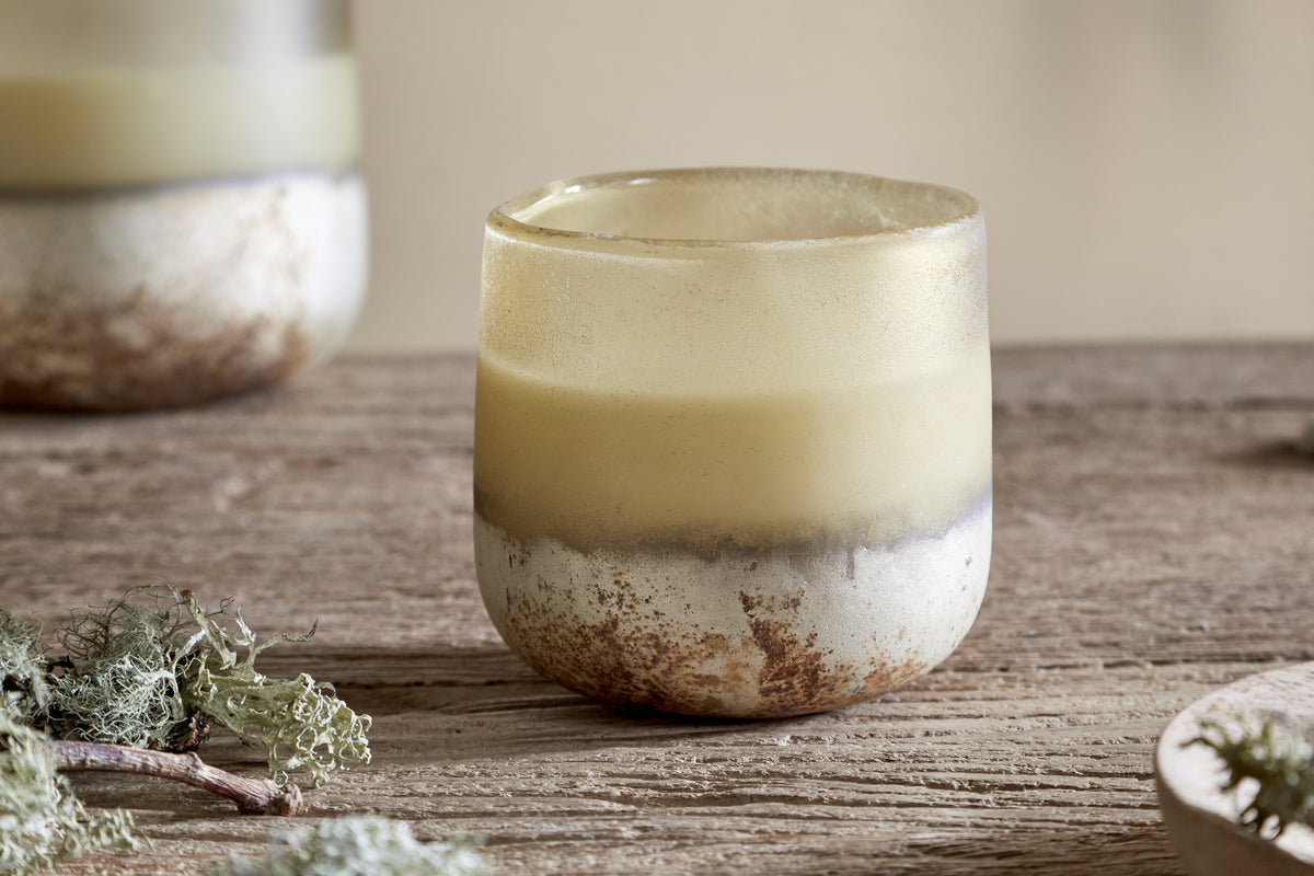 Oakmoss & Rose 1 Wick Scented Candle - Yellow - 1 Wick