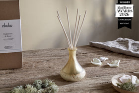 Oakmoss & Rose Scented Reed Diffuser - Yellow